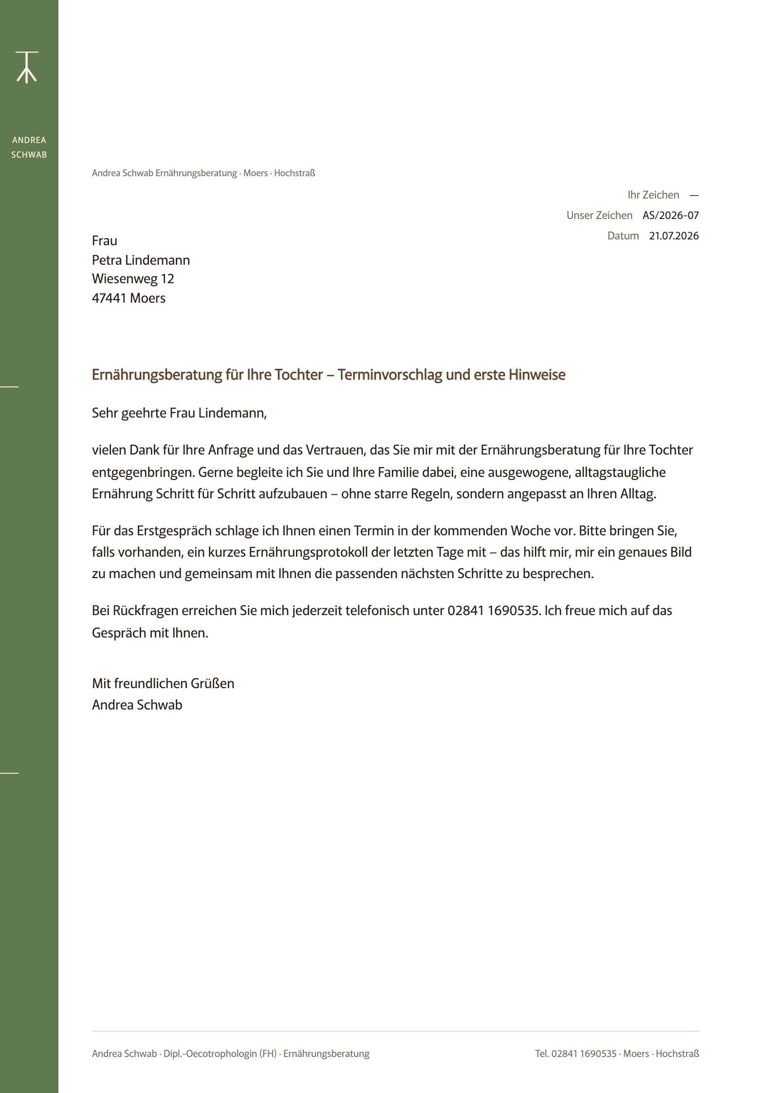 Vorschau Briefvorlage Konzept Wurzelgrund